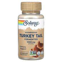 Solaray, Fermented Turkey Tail Mushrooms 500 mg, Гриби Трамете...
