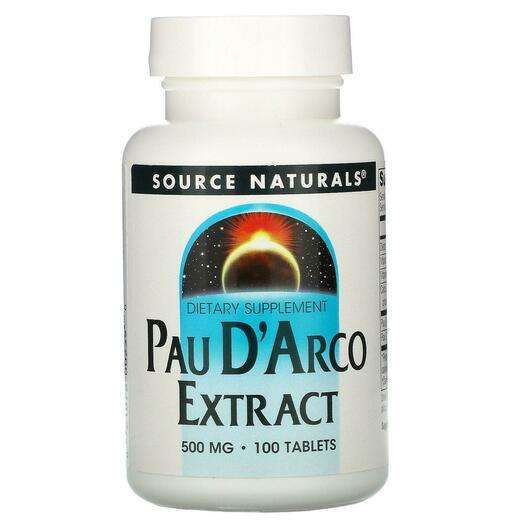 Pau D'Arco Extract 500 mg 100, Пау Дарко 500 мг Екстракт, 100 таблеток