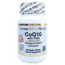 California Gold Nutrition, CoQ10 100 mg with PQQ 10 mg, 60 Veg...
