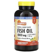 Омега 3 Fish Oil Natural Lemon 1000 mg Sundance