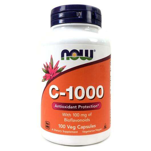 Основное фото товара Now, Витамин С 1000 мг, C-1000, 100 капсул