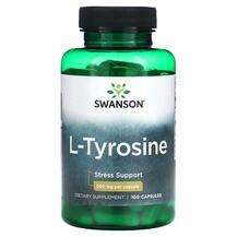 Swanson, L-Тирозин, L-Tyrosine 500 mg, 100 капсул