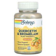 Solaray, Quercetin & Bromelain Plus Vitamin C Chewables Na...