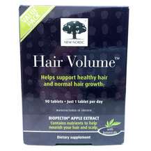 New Nordic, Hair Volume With Apple Extract, 90 Tablets