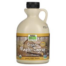 Кленовий сироп Maple Syrup Grade A Medium Amber NOW