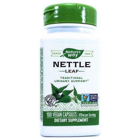 Nettle Leaf 435 mg, Кропива 435 мг, 100 капсул