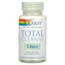 Solaray, Total Cleanse Liver, 60 Vegetarian Capsules