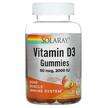 Фото товару Solaray, Vitamin D3 Gummies, Вітамін D3, 60 цукерок
