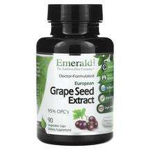 Emerald, European Grape Seed Extract, Екстракт виноградних кіс...