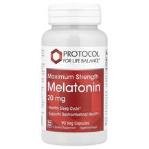 Melatonin Maximum Strength Мелатонин 20 мг Protocol