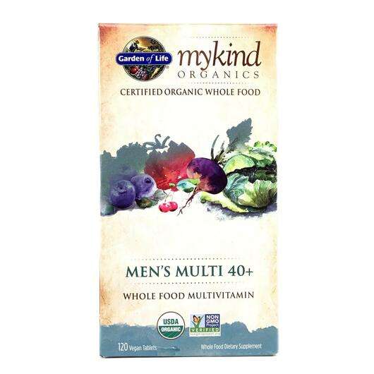 Основне фото товара Garden of Life, Men's Multi 40+, Чоловічі вітаміни 40+, 120 та...