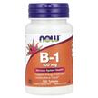 Фото товару NOW Foods, B-1 100 mg, Вітамін B1 Тіамін, 100 таблеток