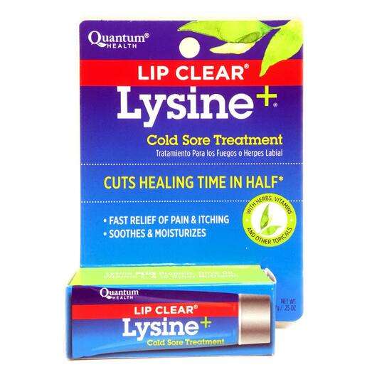 Lip Clear Lysine+ Cold Sore Treatment, Lip Clear + Лікування герпесу, 7 г