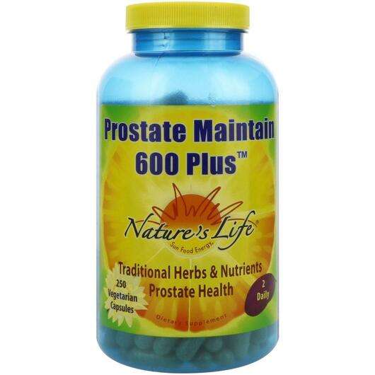 Основное фото товара Natures Life, Поддержка Простаты 600 плюс, Prostate Maintain 6...