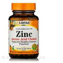 Lidtke, Zinc 50 mg, 100 Vegan Capsules