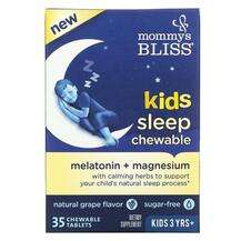 Mommy's Bliss, Kids Sleep Chewable Melatonin + Magnesium, Мела...
