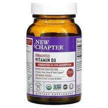 New Chapter, Fermented Vitamin D3 2000 IU, Вітамін D3, 90 табл...