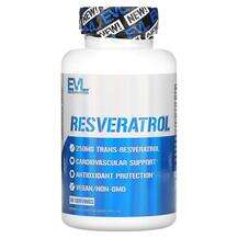 EVLution Nutrition, Resveratrol 250 mg, Ресвератрол, 60 капсул