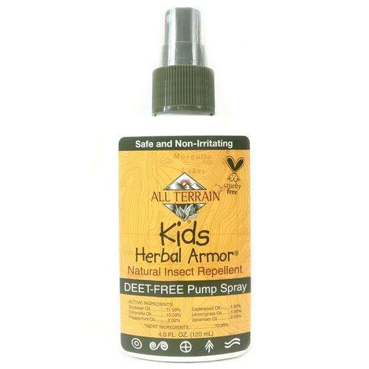 Kids Repellent Herbal Armor, Спрей від комах для дітей, 120 мл