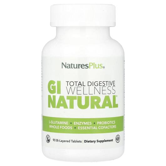Основне фото товара Total Digestive Wellness GI Natural, Ферменти, 90 таблеток