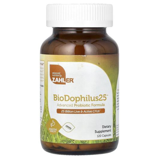 Основне фото товара Zahler, BioDophilus25, Пробіотики, 120 капсул
