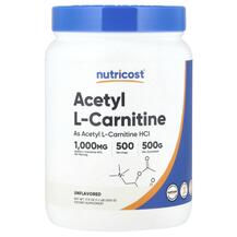 Acetyl L-Carnitine Unflavored L-Карнитин Nutricost