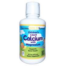 California Gold Nutrition, Children's Liquid Calcium with Magn...