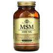 Фото товара Solgar, МСМ 1000 мг, MSM Methylsulfonylmethane 1000 mg, 120 та...