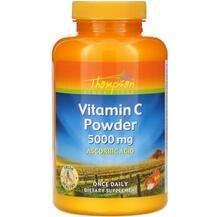 Thompson, Vitamin C Powder, Спортивне харчування, 5000 мг
