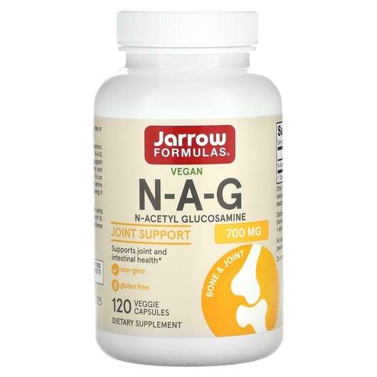 N-A-G 700 mg, N-ацетилглюкозамін 700 мг, 120 капсул