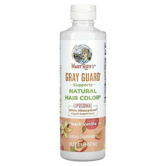 Основне фото товара MaryRuth's, Gray Guard Liposomal Peach Vanilla, Пальмітоілетан...