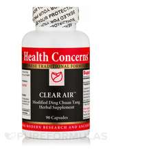 Health Concerns, Поддержка органов дыхания, Clear Air, 90 капсул