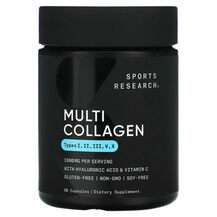 Sports Research, Multi Collagen Complex, Колаген, 90 капсул