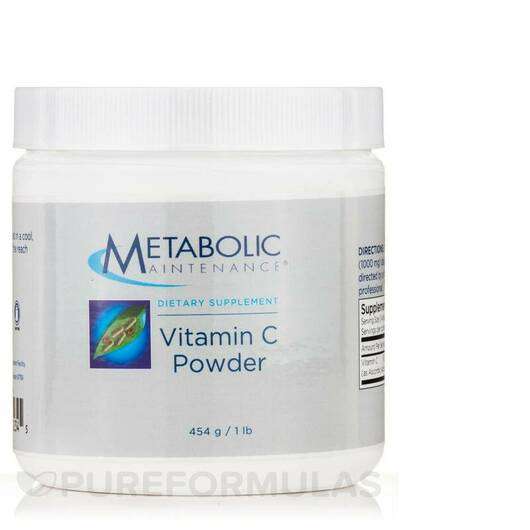 Основное фото товара Metabolic Maintenance, Витамин C, Vitamin C Powder, 454 г