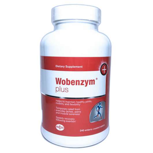 Wobenzym Plus, Вобэнзим, 240 таблеток