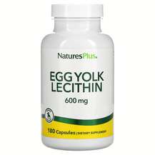 Natures Plus, Egg Yolk Lecithin, Яєчний Лецитин 600 мг, 90 капсул