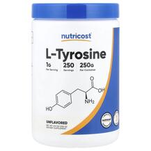 L-Tyrosine Unflavored L-Тирозин Nutricost 250 г