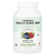 Chewable Omega Yums 1000 Natural Fruit Омега 3 Maxi