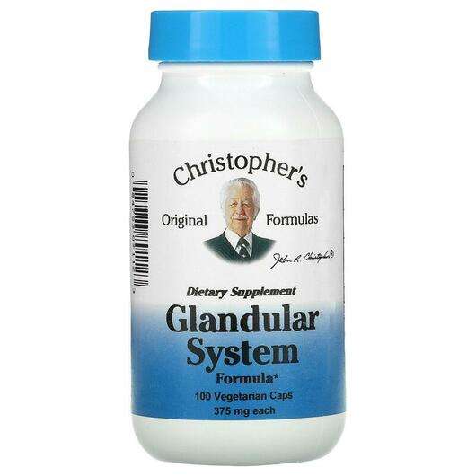 Основне фото товара Glandular System Formula 400 mg, Підтримка наднирників, 100 ка...