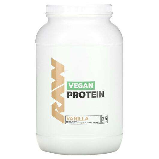 Основне фото товара Raw Nutrition, Vegan Protein Vanilla, Протеїн Веганский, 750 г