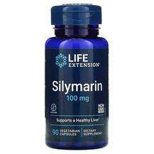 Life Extension, Silymarin 100 mg, Силімарин 100 мг, 90 капсул