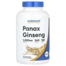 Panax Ginseng 1000 mg Корейський женьшень Nutricost