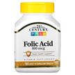 Фото товару Folic Acid 800 mcg, Вітамін B9 Фолієва кислота, 250 таблеток