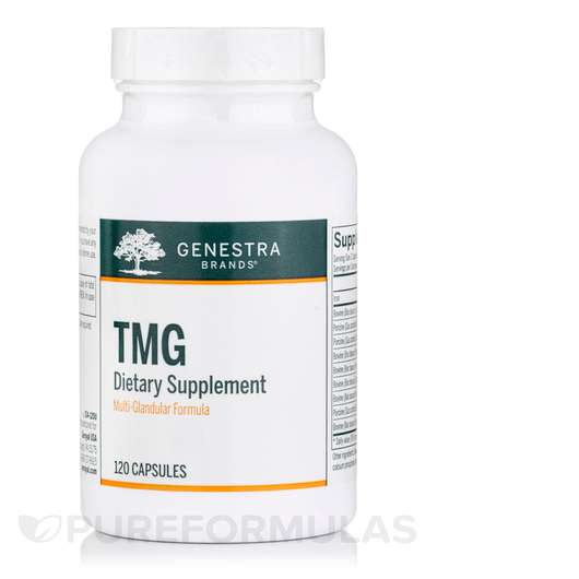 Основне фото товара Genestra, TMG, Триметилгліцин, 120 капсул