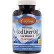 Фото товару Carlson, Cod Liver Oil Gems Low Vitamin A, Олія з печінки тріс...
