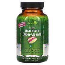 Irwin Naturals, Ягоды Асаи, Acai Berry Super-Cleanse, 60 капсул