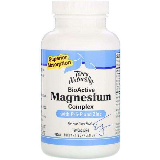Magnesium Complex, Магній з P-5-P та цинком, 120 капсул