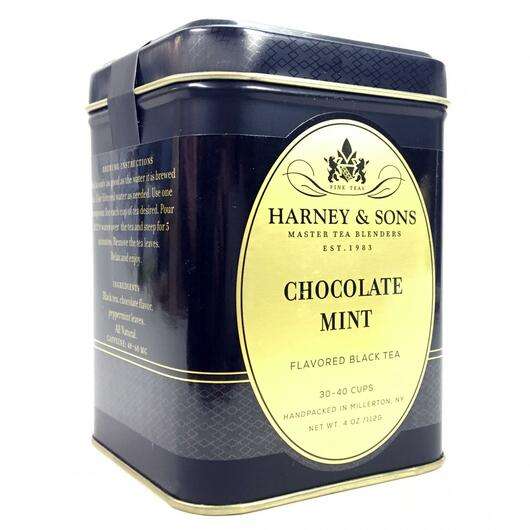 Harney & Sons Chocolate Mint Flavored Black Tea 11, Хані Сонс чорний чай зі смаком шоколаду і м'яти, 112 гр