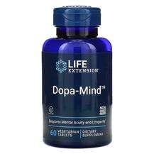 Life Extension, Dopa-Mind, Здоровий рівень дофаміну, 60 таблеток