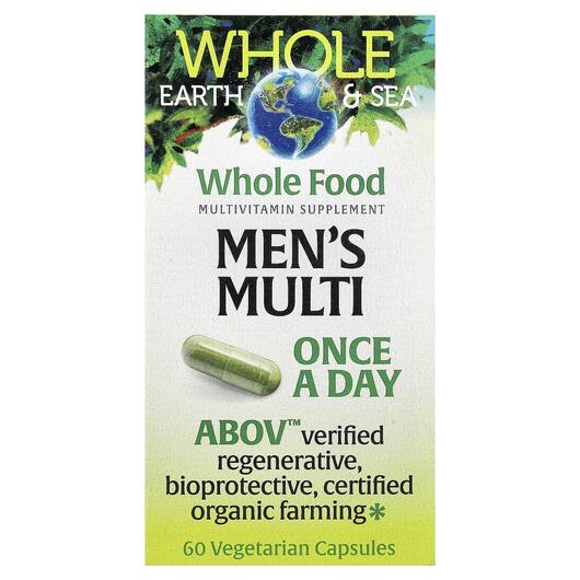 Основне фото товара Whole Earth & Sea Men's Multi, Вітаміни для чоловіків, 6